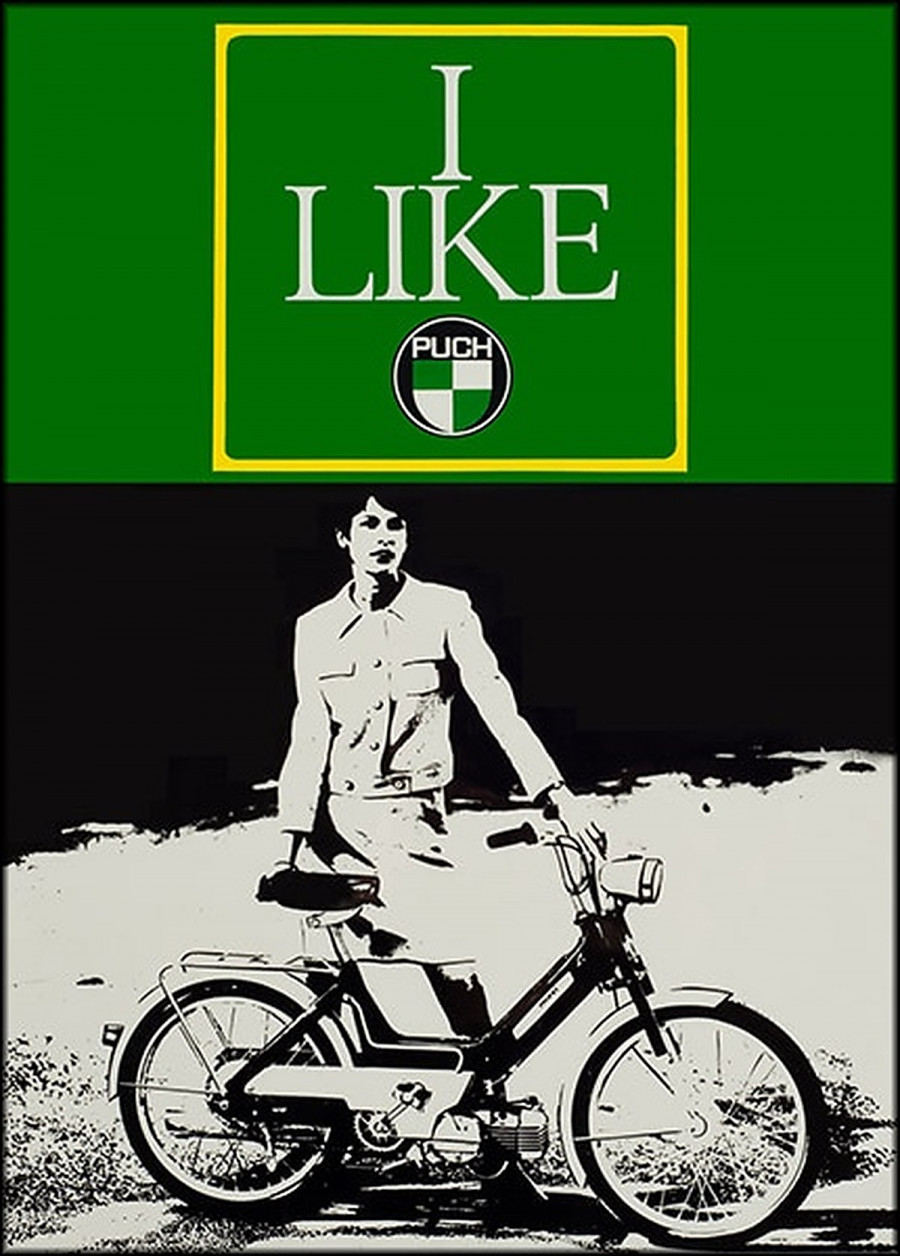 Puch Mofa - I LIKE PUCH Poster