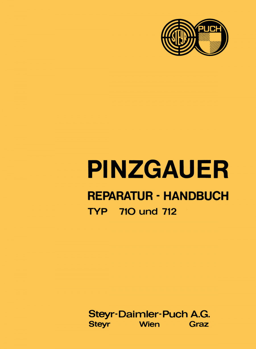 Puch Pinzgauer 710 und 712 Reparaturanleitung