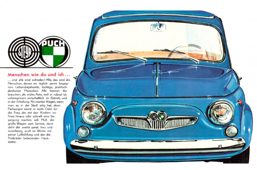Puch 500 D, 650 T, 650 TR und 700 C, Prospekt