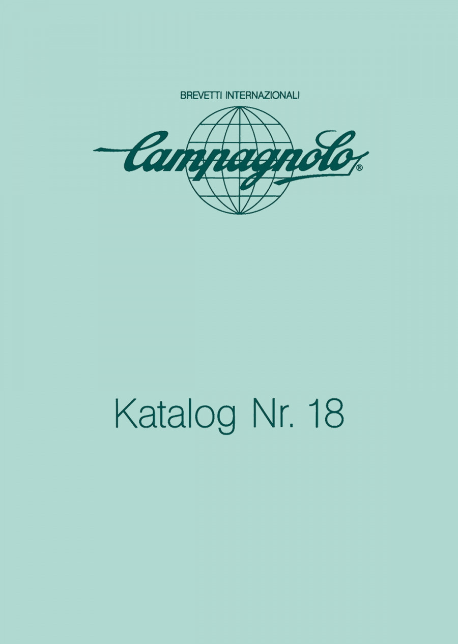 Campagnolo Katalog Nr.18 Rennrad-Ausstattung