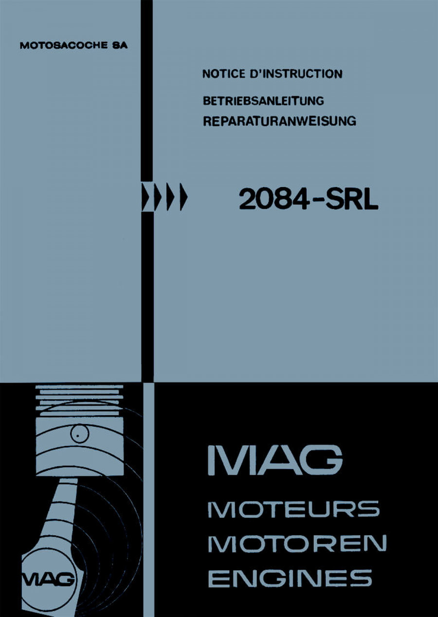 MAG Motor 2084-SRL Betriebsanleitung und Reparatur