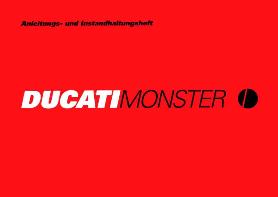 Ducati Monster Betriebsanleitung