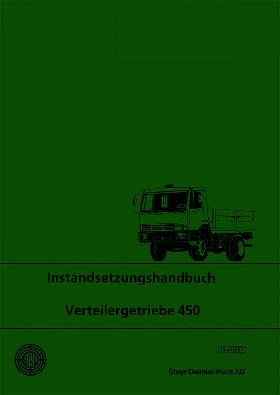Steyr Verteilergetriebe 450 Instandsetzungshandbuch