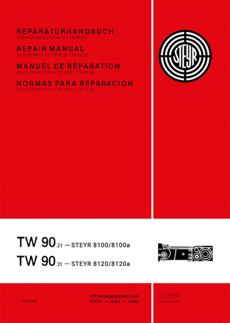 Steyr TW90.21 und TW90.31 Reparaturanleitung