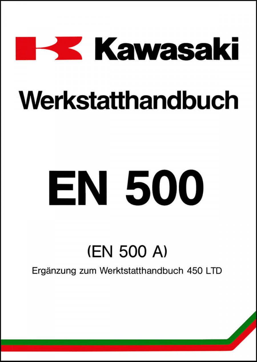 Kawasaki EN500 (EN500A) Ergänzung zum Werkstatthandbuch
