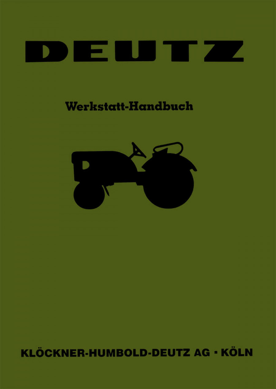 Deutz D25 und D25S Reparaturanleitung