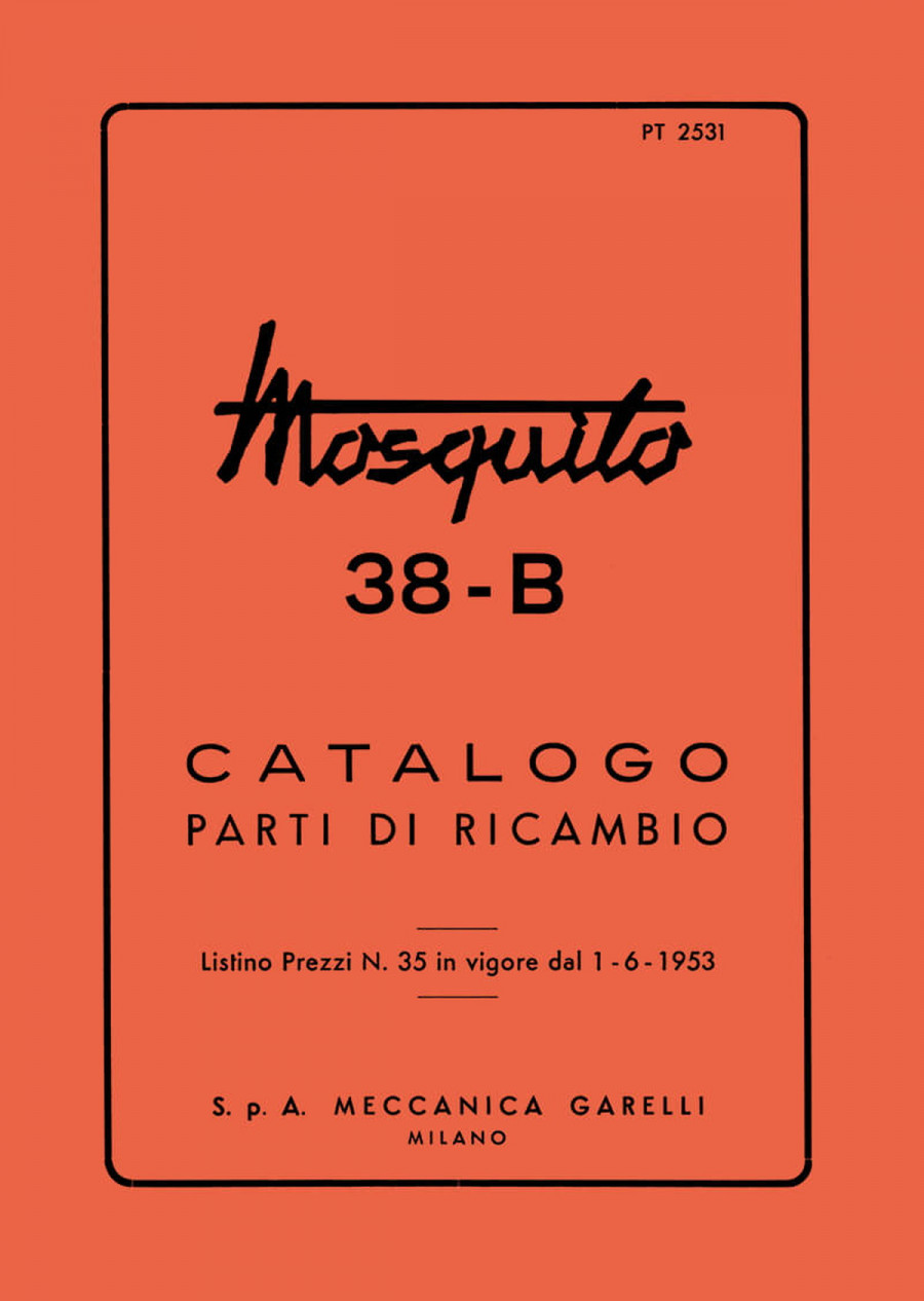 Garelli Mosquito 38-B Catalogo