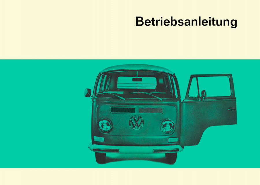 VW Transporter, Bus, Pritsche, Betriebsanleitung