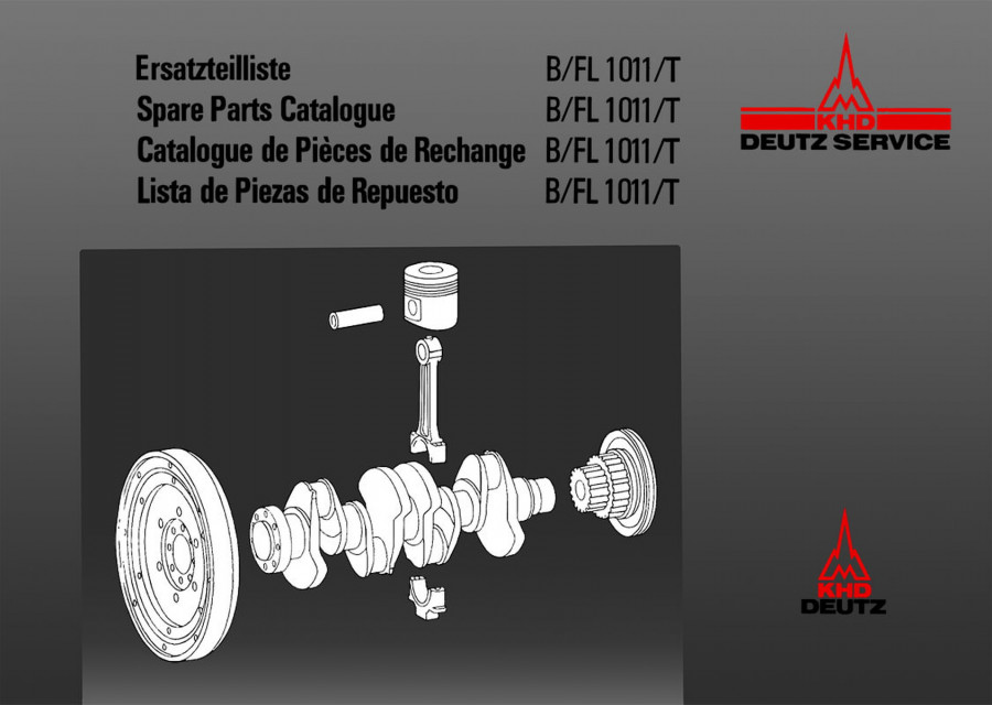 Deutz B/FL1011/T Ersatzteilkatalog