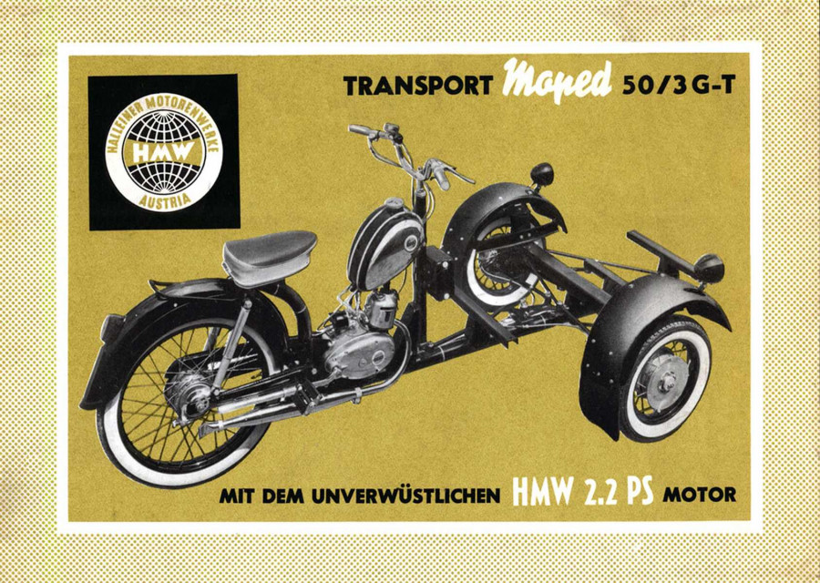 HMW 50/3 G-T, Transport-3-Rad-Moped, Prospekt