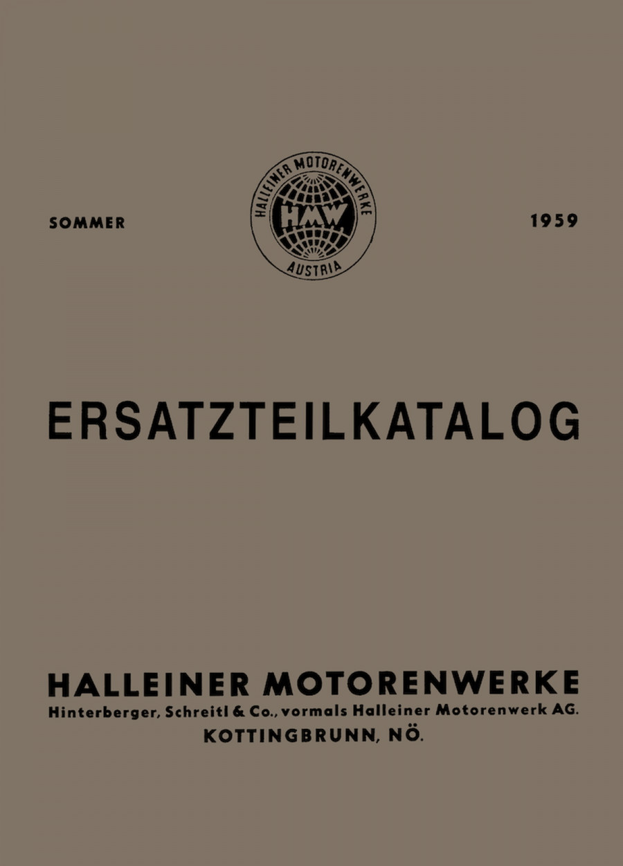 HMW 50 Motoren Ersatzteilkatalog