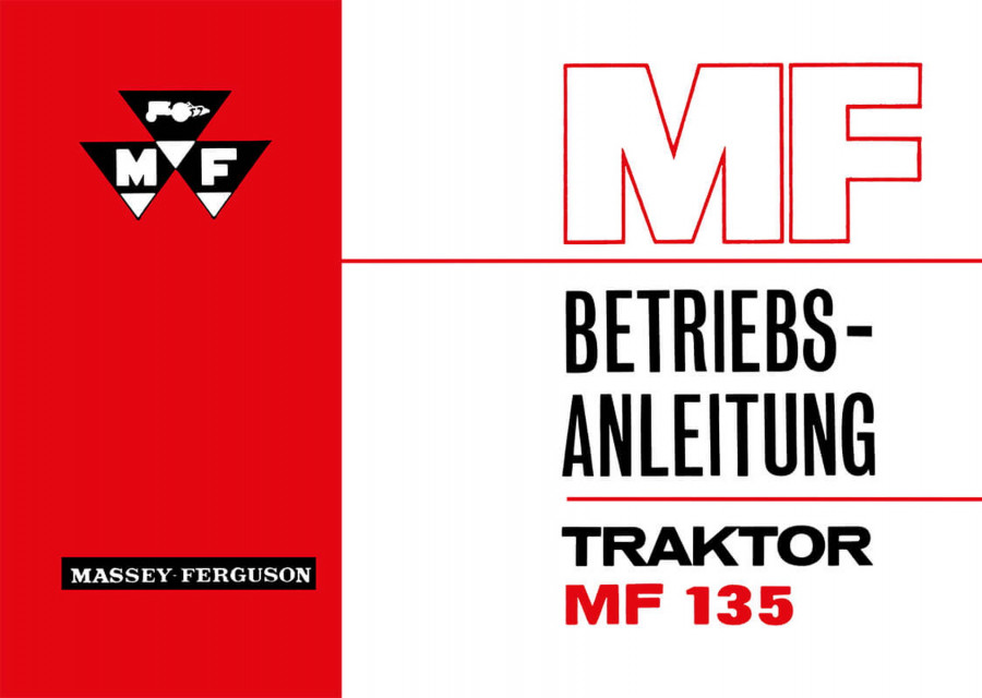 Massey-Ferguson MF135 Betriebsanleitung