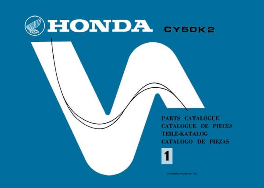 Honda CY50K2 Teilekatalog