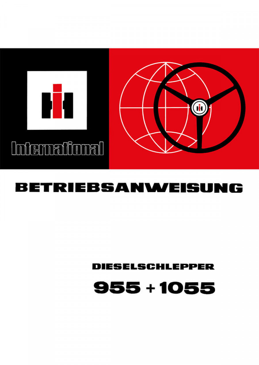 IHC 955 und 1055 Betriebsanleitung