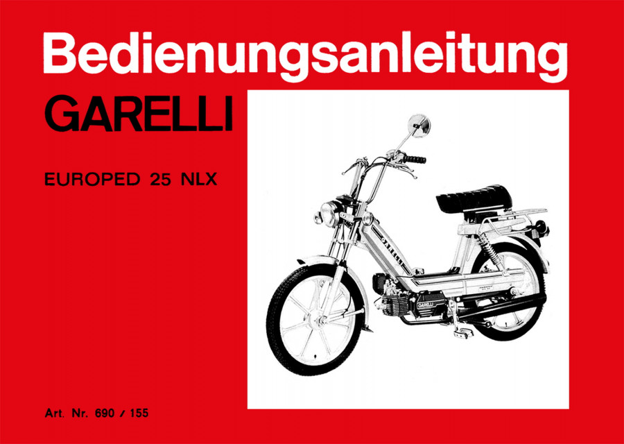 Garelli Europed 25NLX  Betriebsanleitung