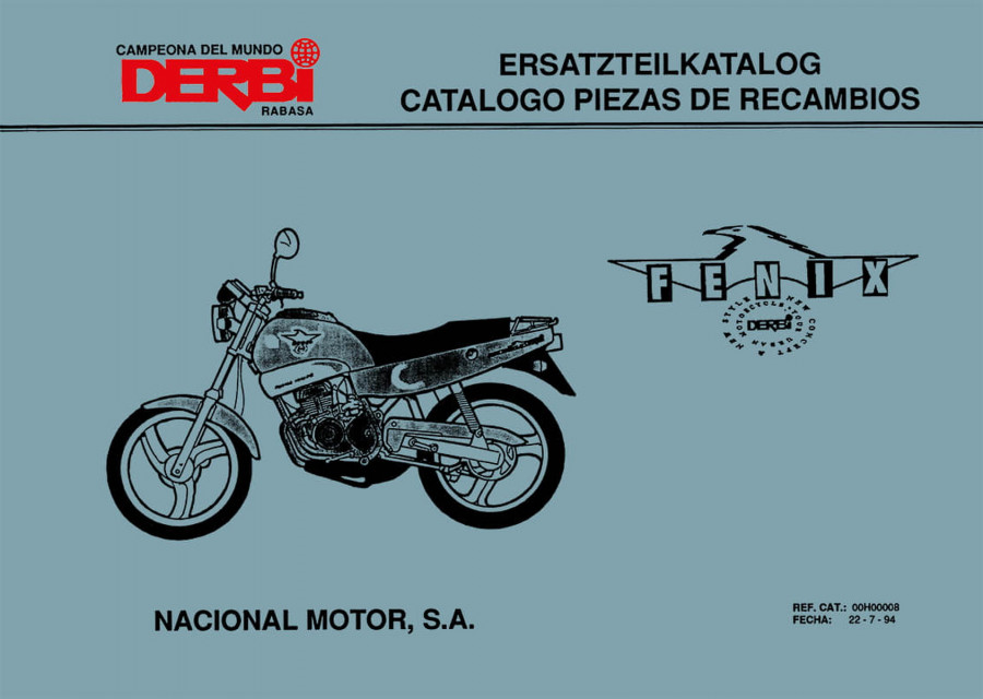 Derbi Fenix Ersatzteilkatalog