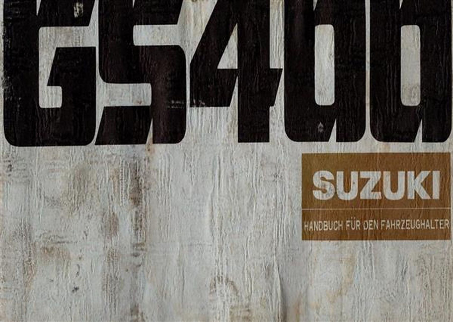Suzuki GS400 Betriebsanleitung