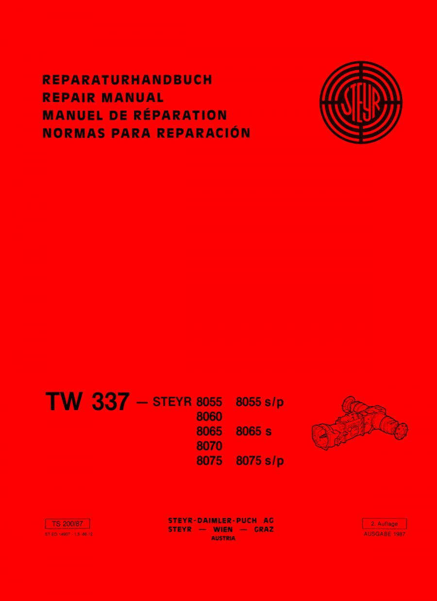 Steyr TW337 Reparaturanleitung