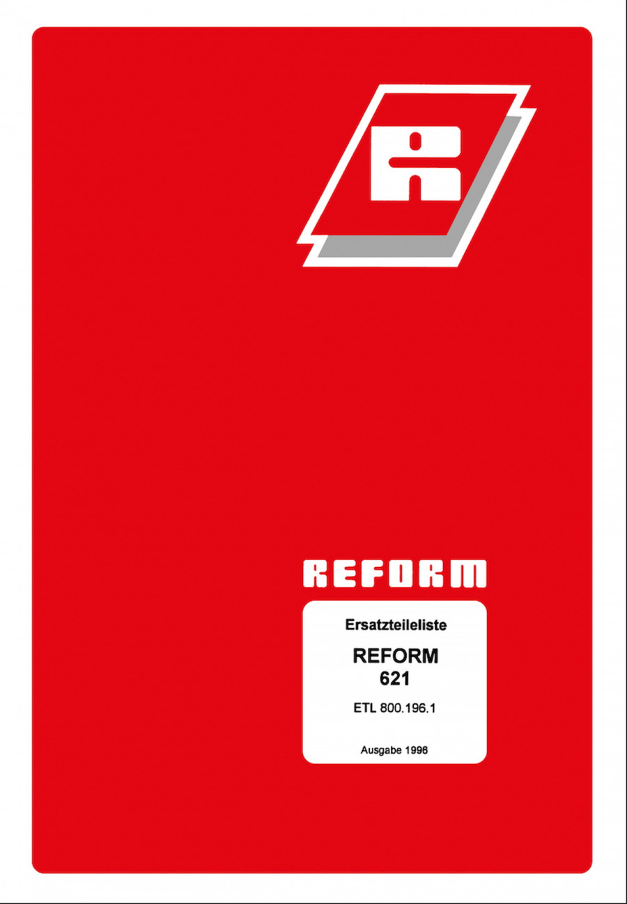 Reform RM 621 Ersatzteilliste