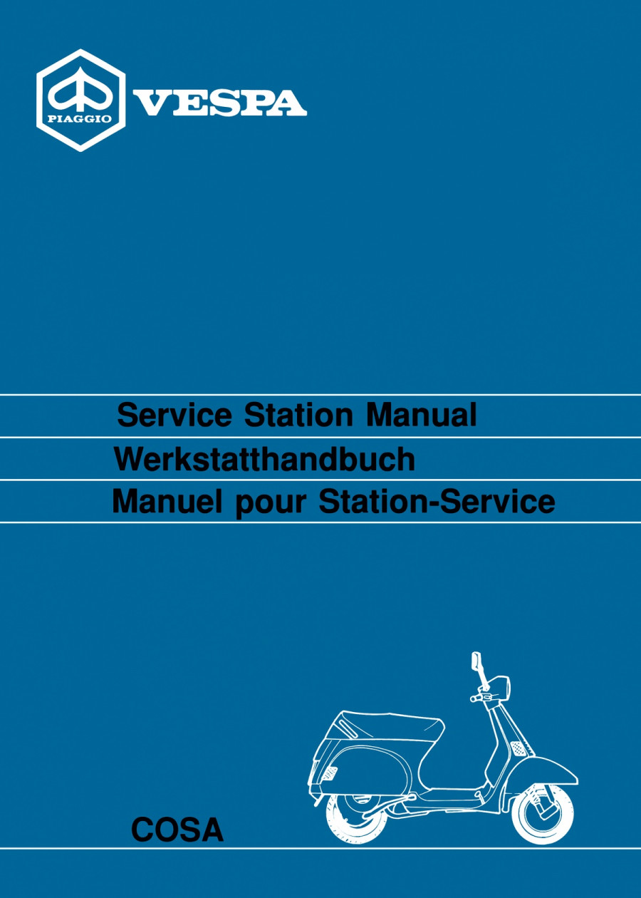 Piaggio Vespa Cosa Werkstatthandbuch