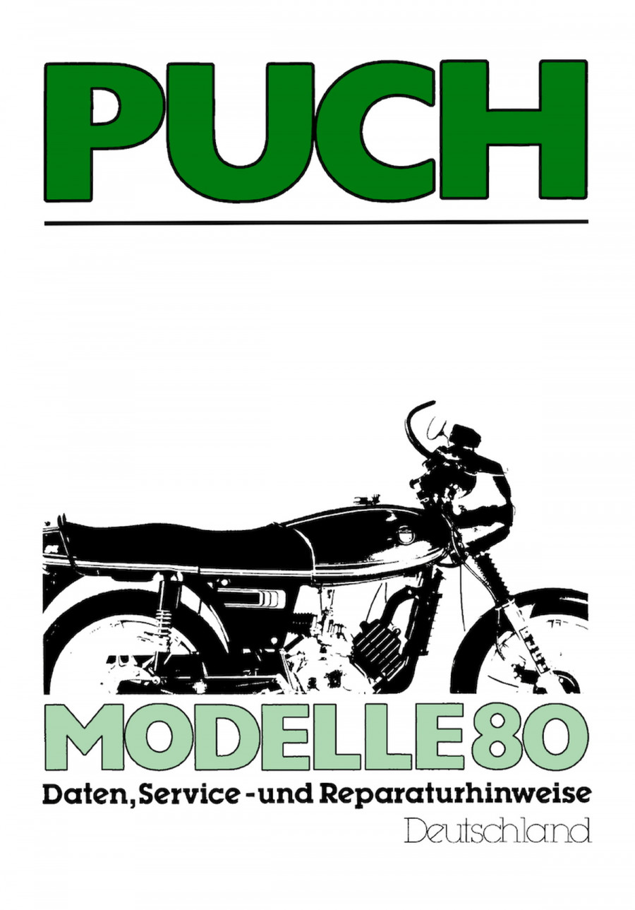 Puch Service Modelle 1980 Deutschland
