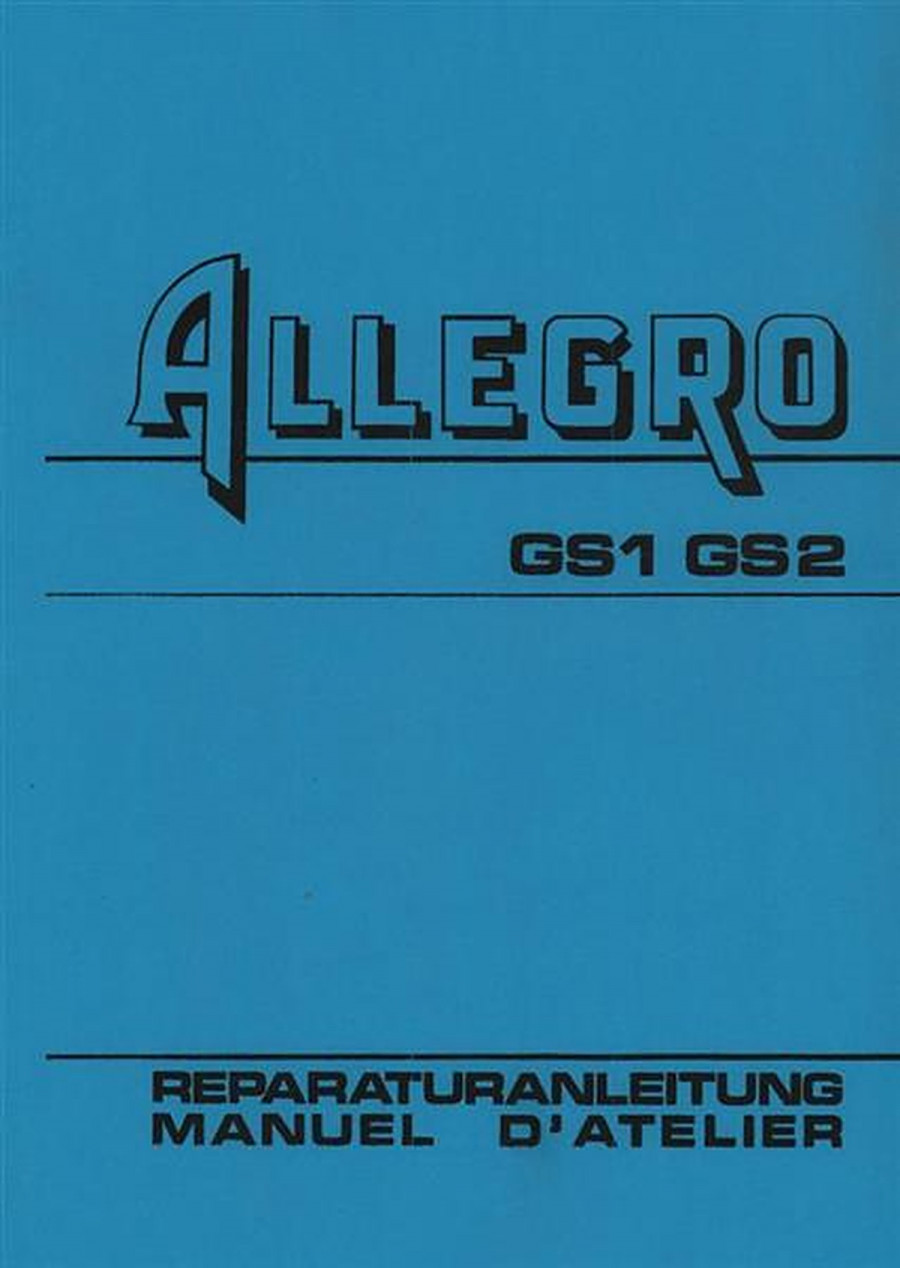 Puch Allegro GS 1, Reparaturanleitung