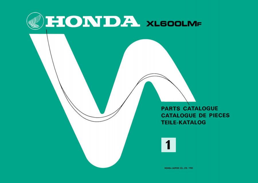 Honda XL600LMF Teilekatalog