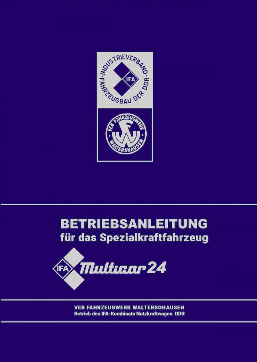 Multicar 24 Betriebsanleitung