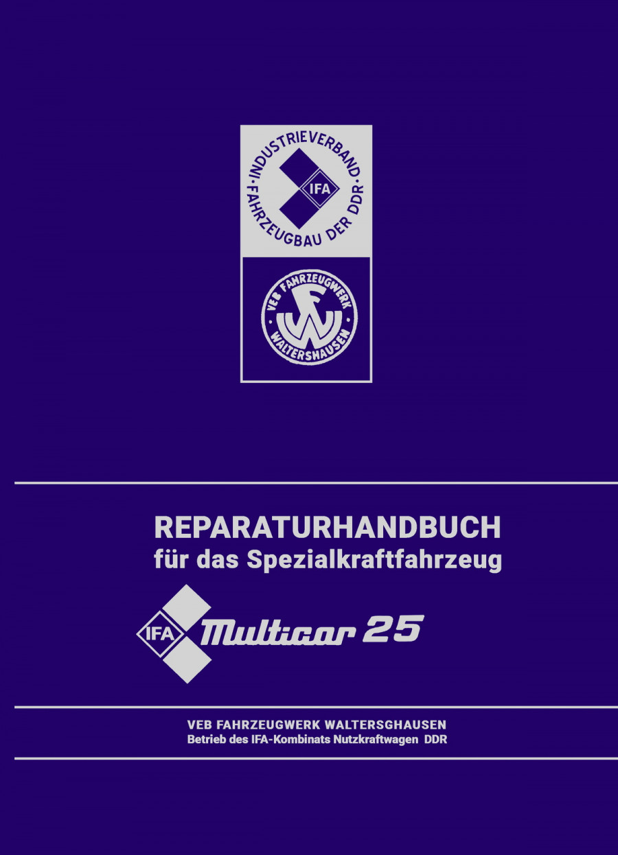 Multicar 25 Reparaturhandbuch