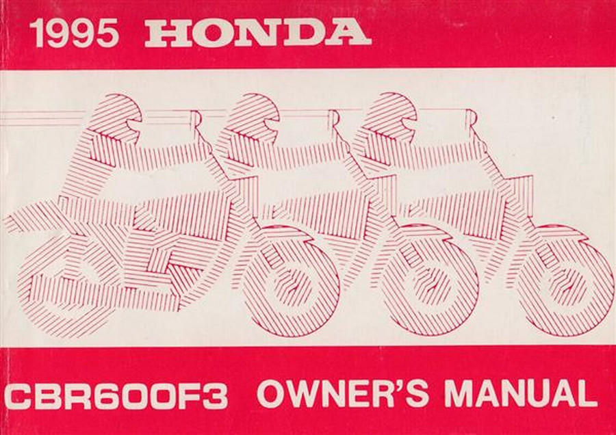 Honda CBR600 F3 Owners Manual
