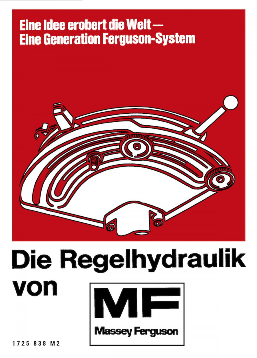 Massey-Ferguson Regelhydraulik MFMark I II III sowie MF595/A Betriebsanleitung