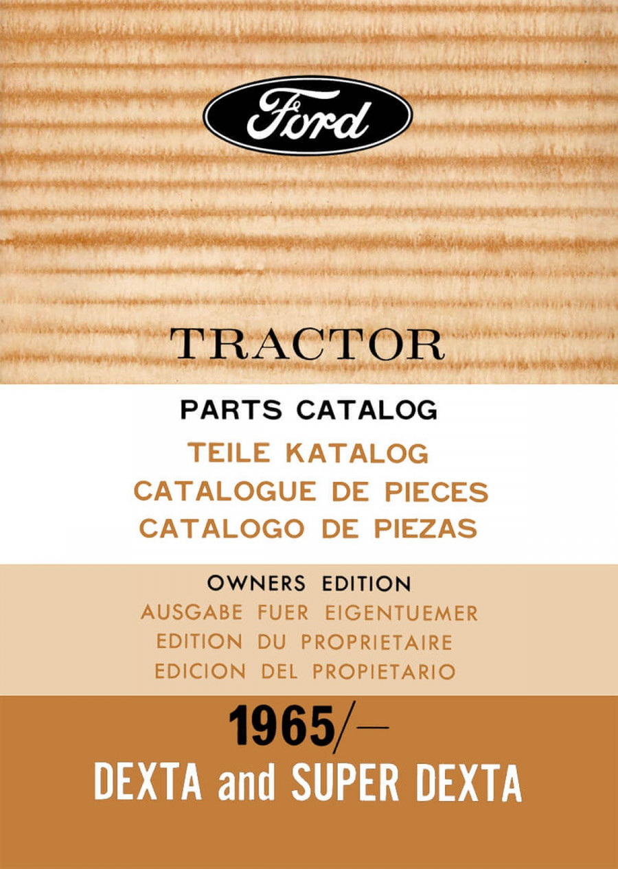 Ford Dexta und Super Dexta Ersatzteilkatalog
