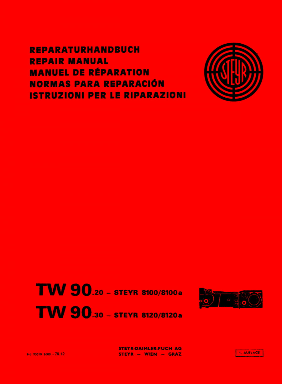 Steyr TW90.20 und TW90.30 Reparaturanleitung