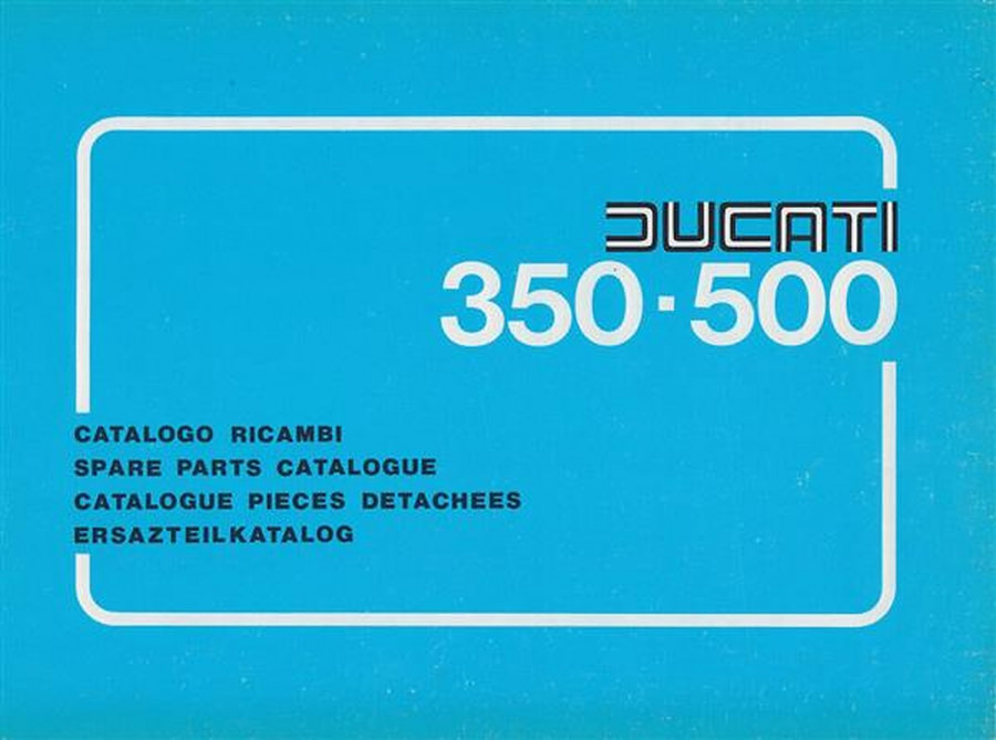 Ducati 350 und 500 Ersatzteilkatalog