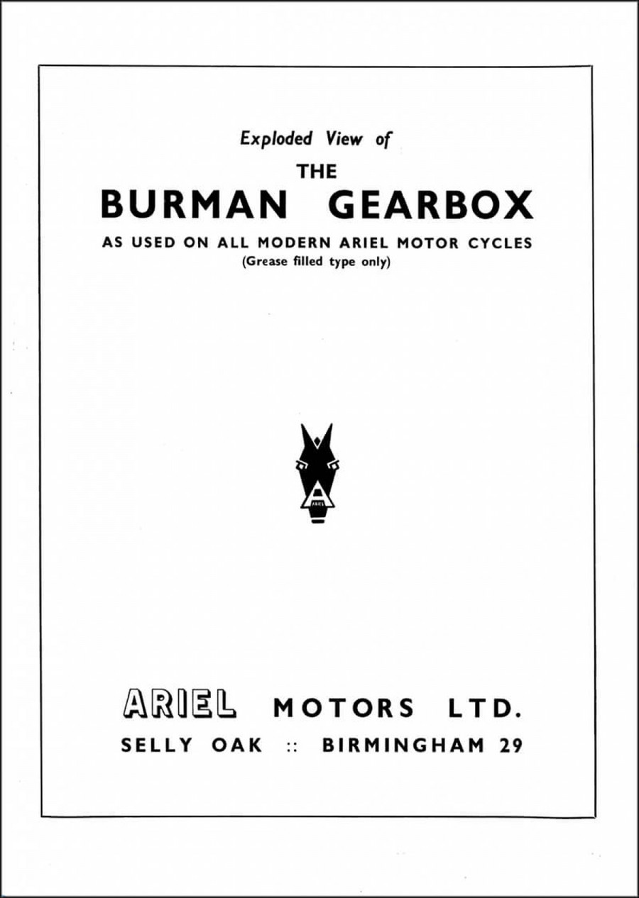 Burman Gearbox for Ariel Motorcycles Manual