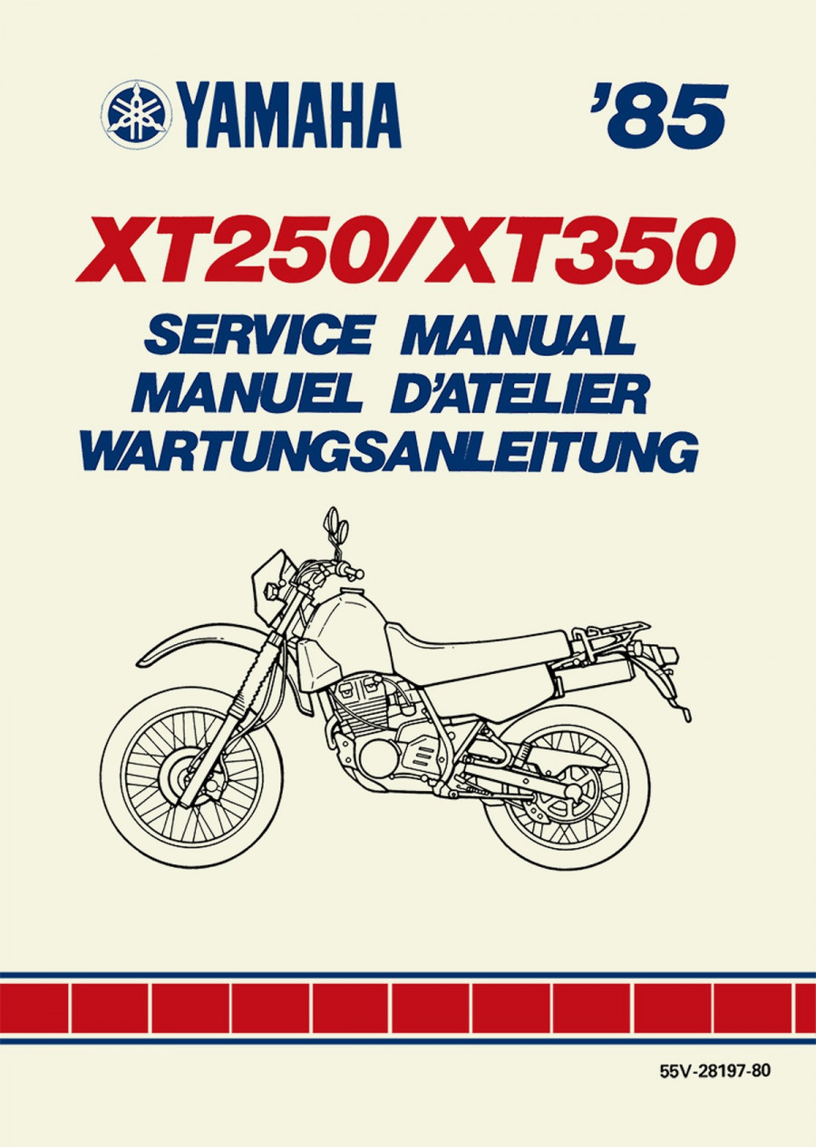 Yamaha XT250 und XT350 Wartungsanleitung