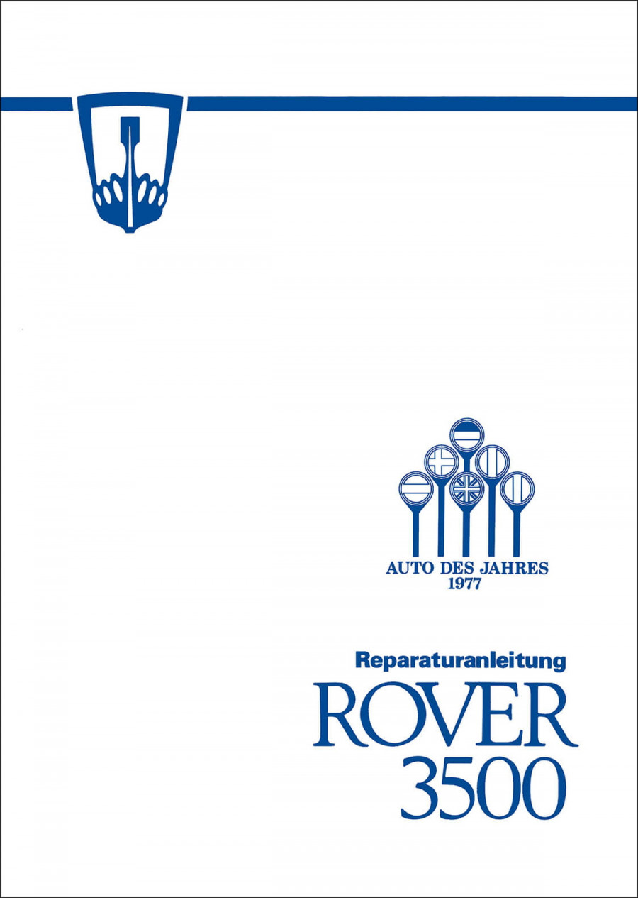 Rover 3500 Reparaturanleitung