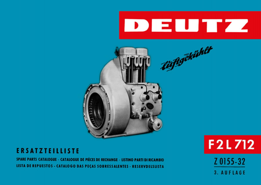 Deutz F2L712 Motor Bilder-Ersatzteilkatalog