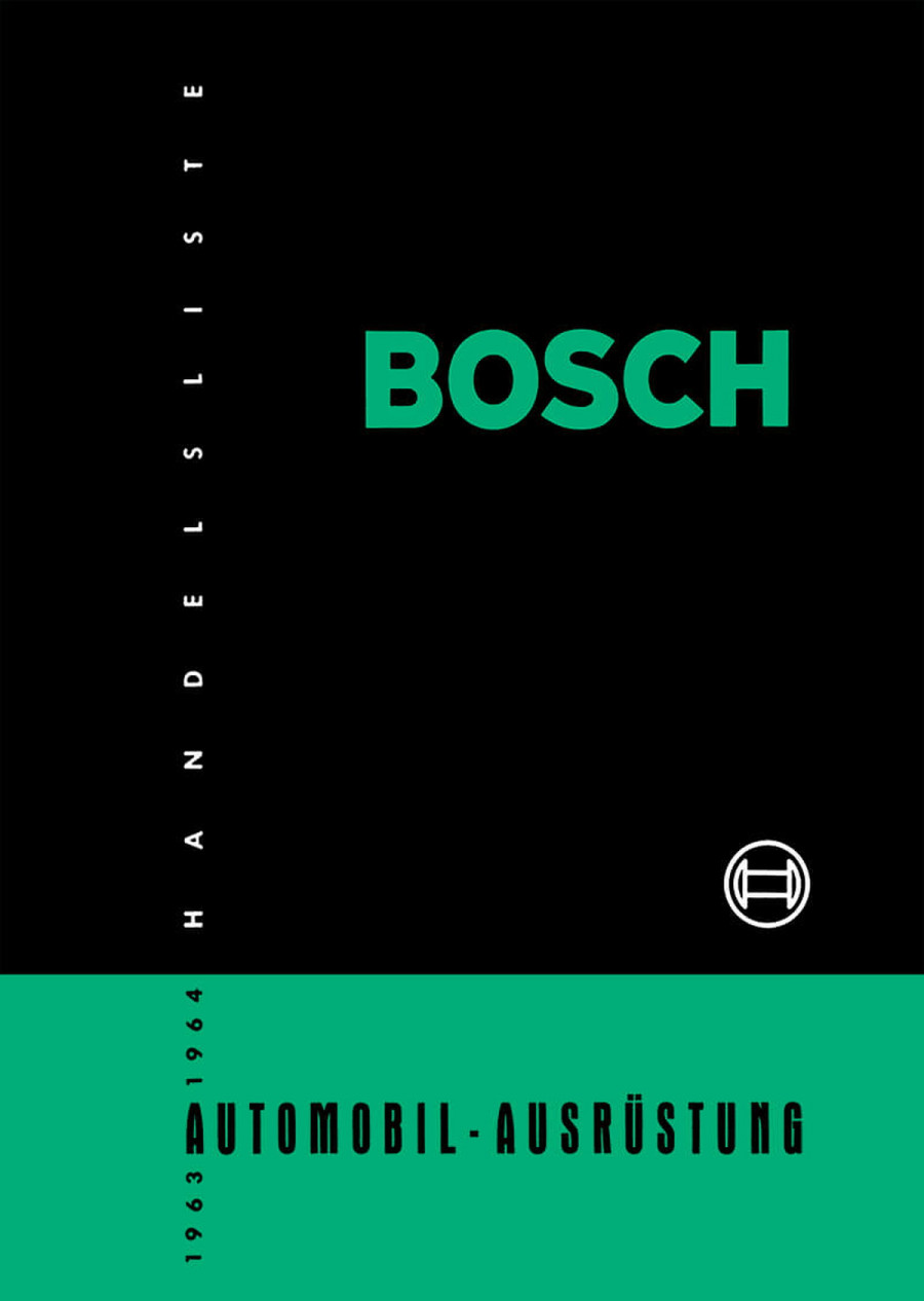 Bosch Automobil-Ausrüstung - Handelsliste 1963 - 1964