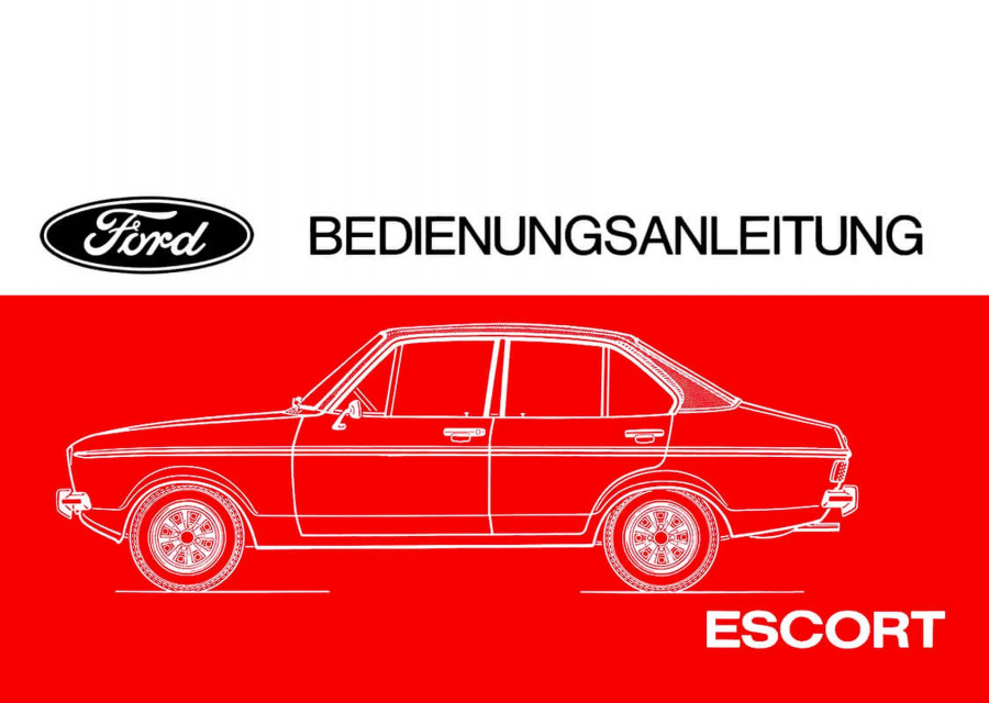Ford Escort Betriebsanleitung