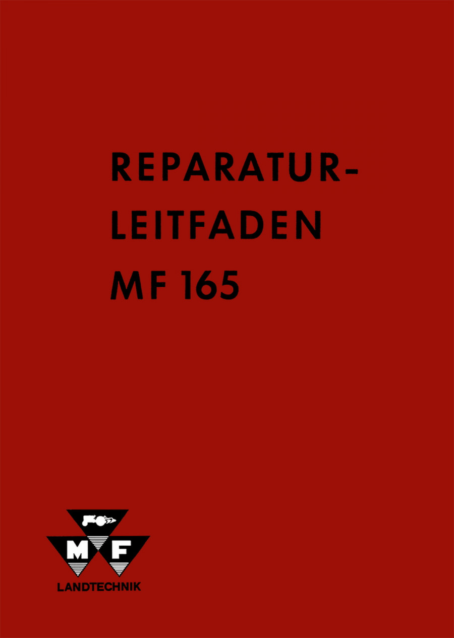 Massey-Ferguson MF165 Reparaturanleitung
