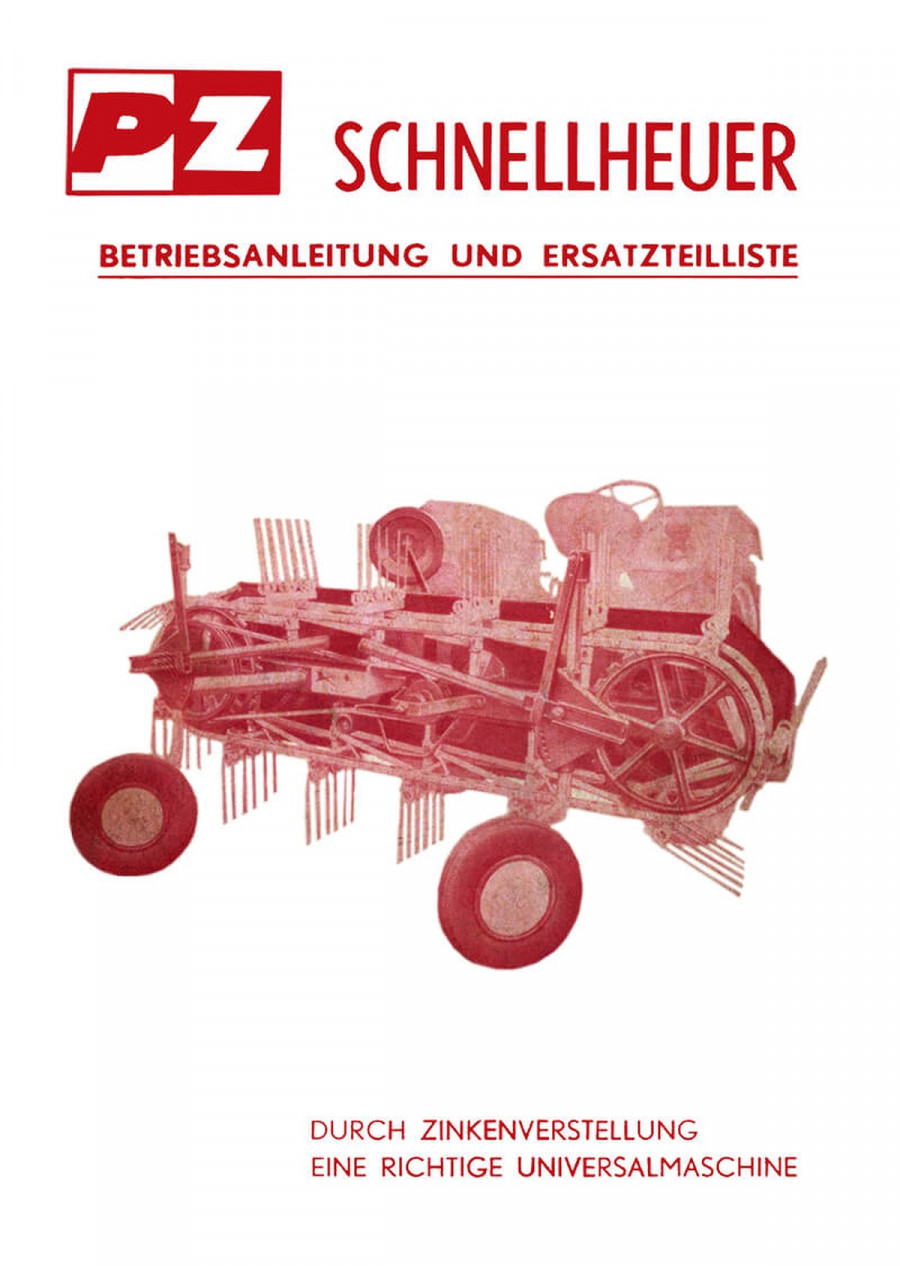 PZ Schnellheuer Betriebsanleitung und Ersatzteilkatalog