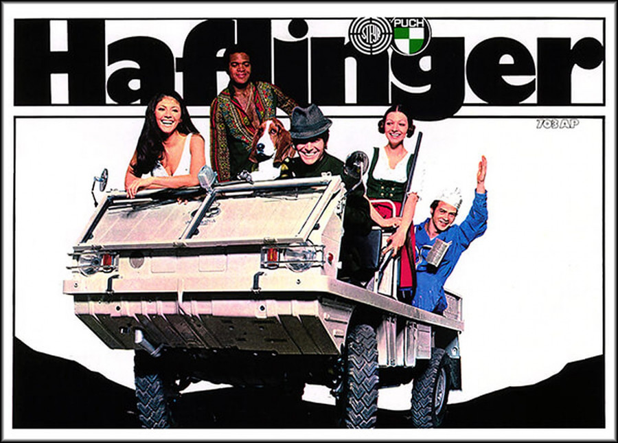 Puch Haflinger Poster