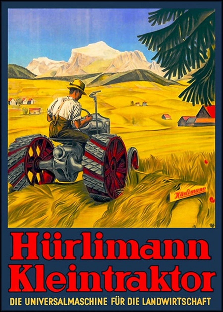 Hürlimann Kleintraktor Poster