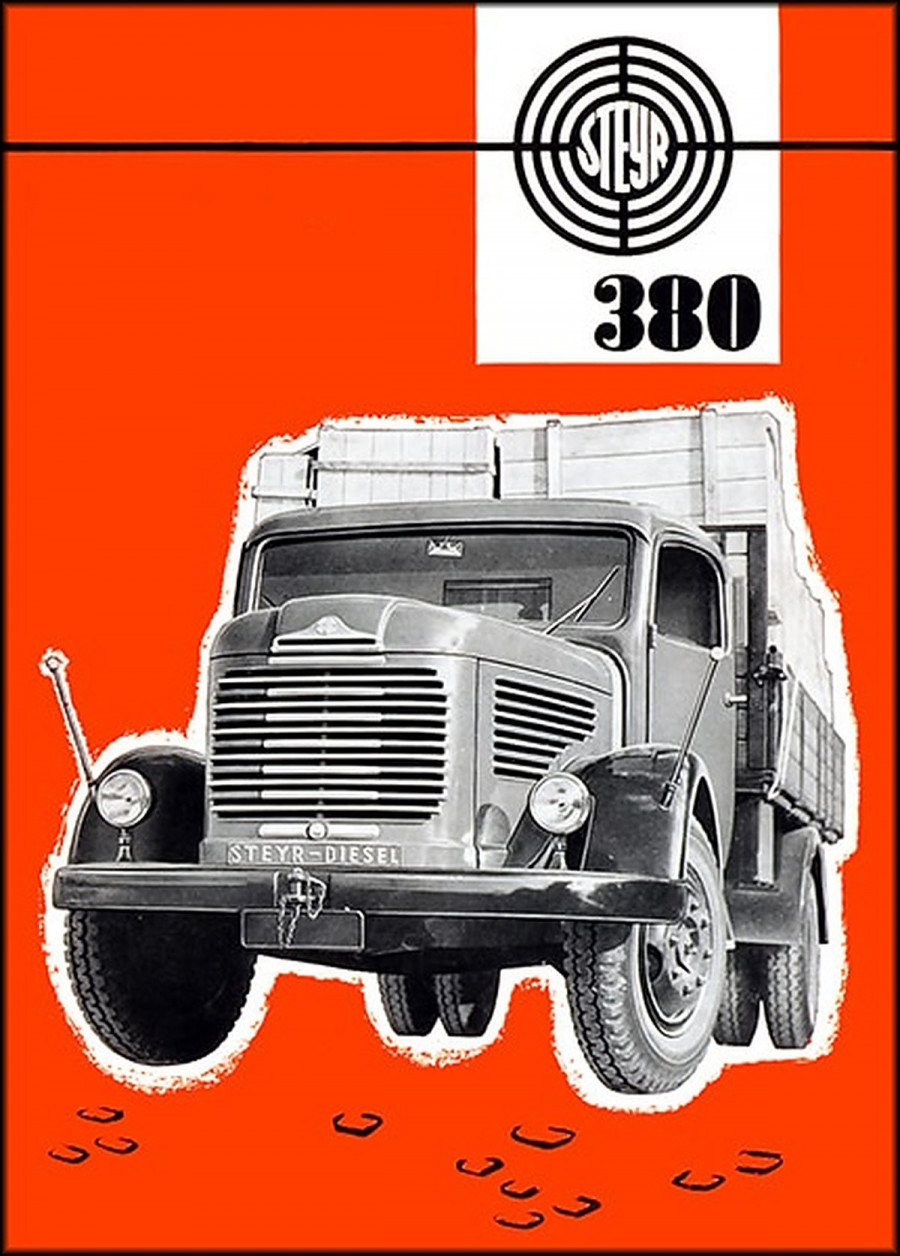 Steyr 380 Lastwagen Poster