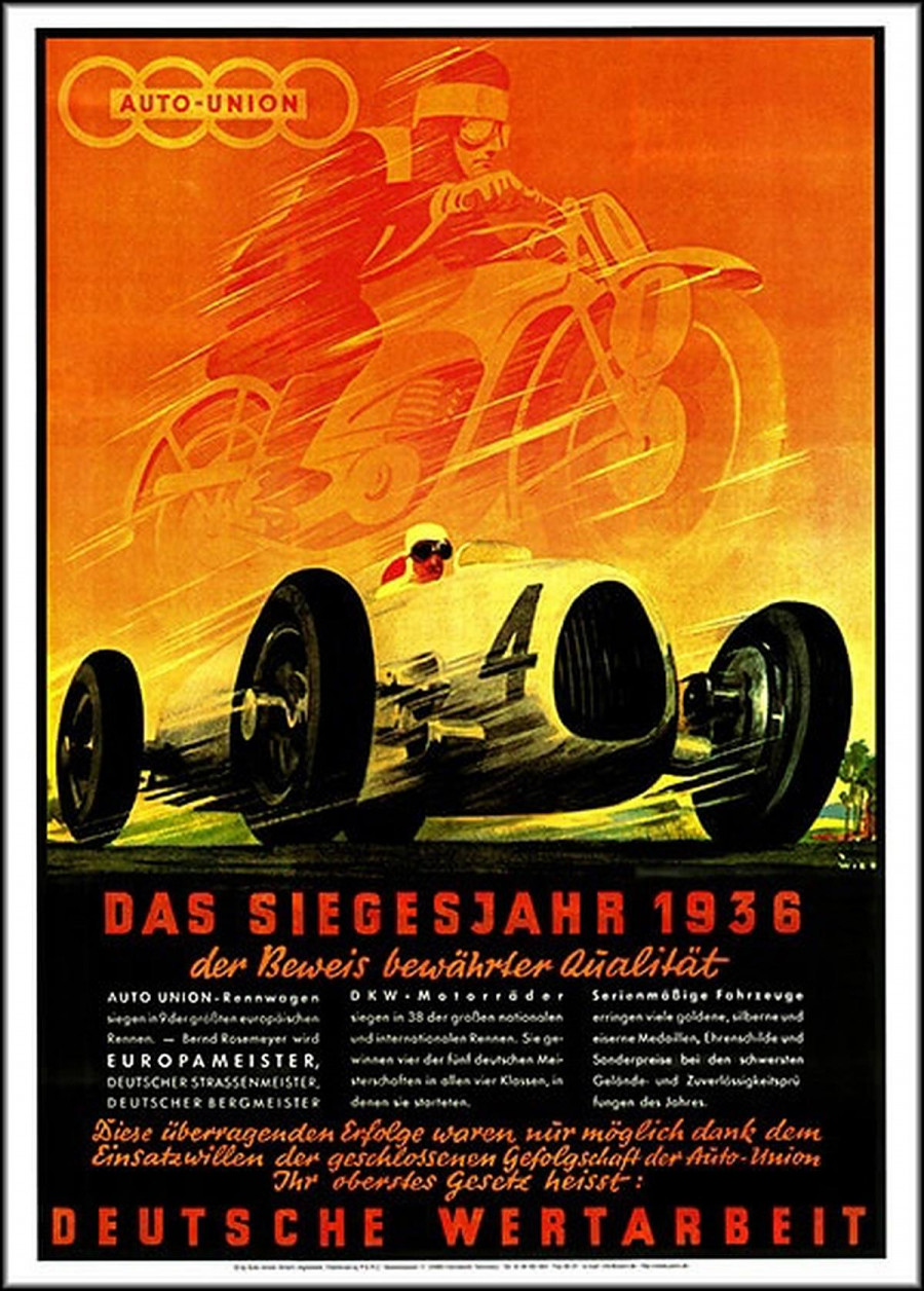 Auto Union Poster