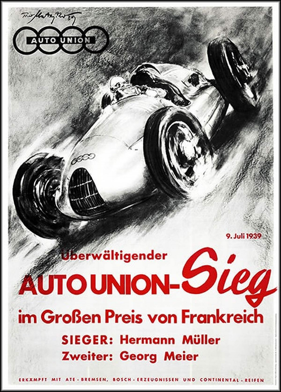Auto Union Poster
