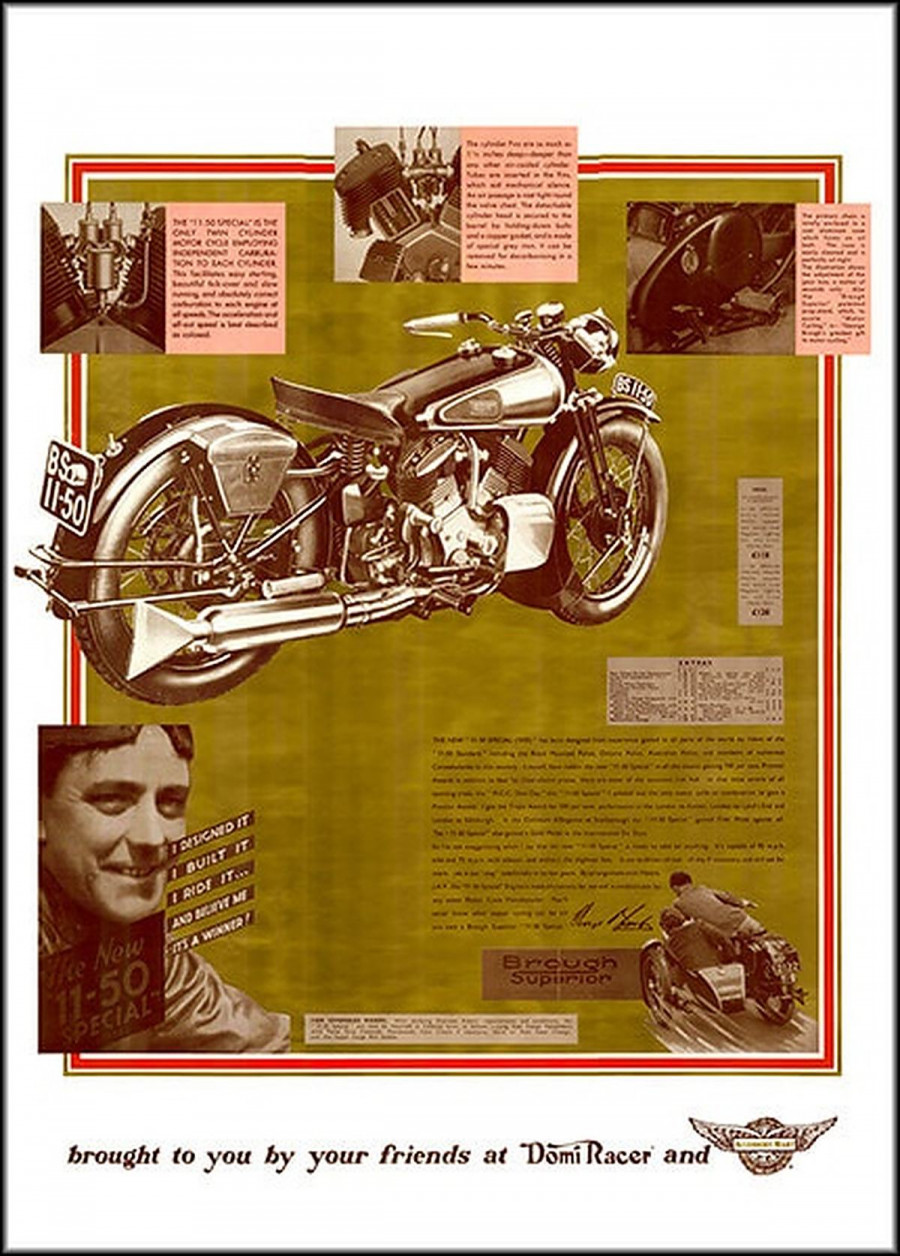 Brough Superior Poster