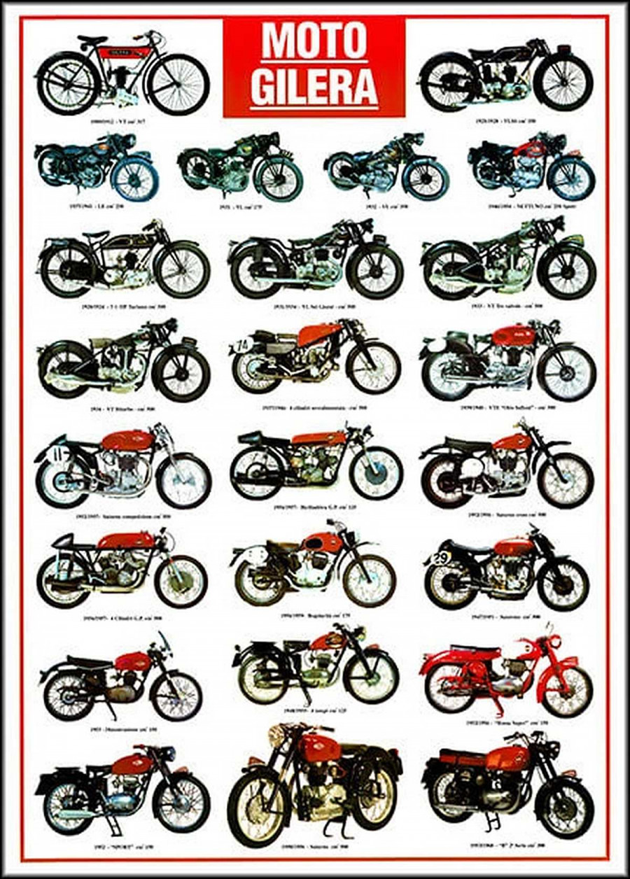 Moto Gilera Poster