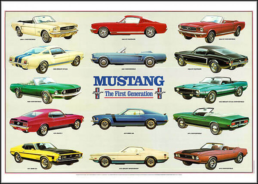 Ford Mustang Poster